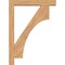Ekena Millwork Westlake Block Smooth Bracket w/ Offset Brace, Western Red Cedar, 5 1/2"W x 32"D x 44"H BKT0604X32X44WTL05SWR - alternate 3